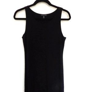 Eileen Fisher Black Jersey Tank Top Maxi Column Dress XS